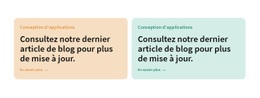 Créez Votre Propre Site Web Pour Deux Colonnes Colorées