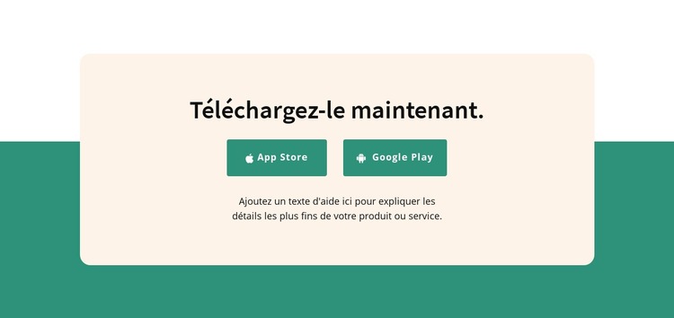 Télécharger l'application Modèle HTML5