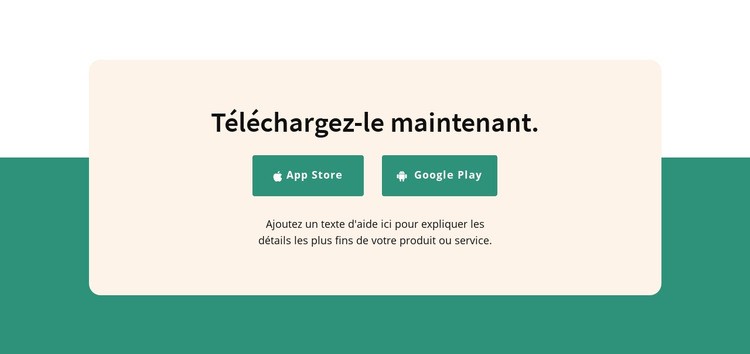 Télécharger l'application Modèle d'une page