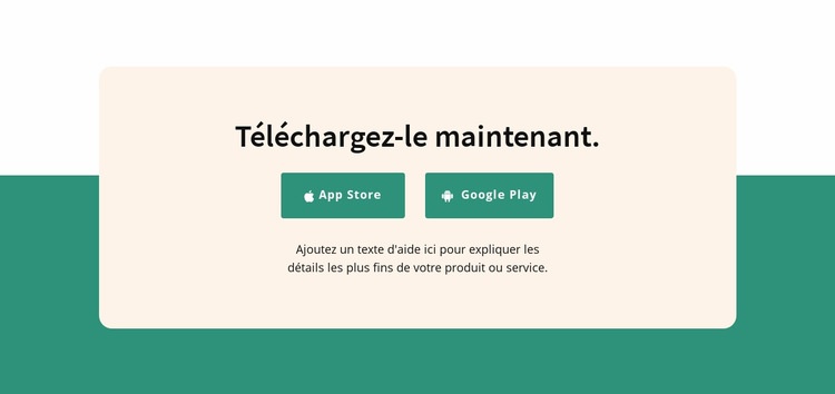 Télécharger l'application Page de destination