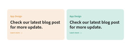 Two colored columns - One Page Template by Nicepage