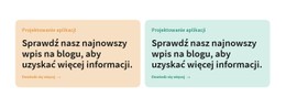 Szablon Premium Dwie Kolorowe Kolumny