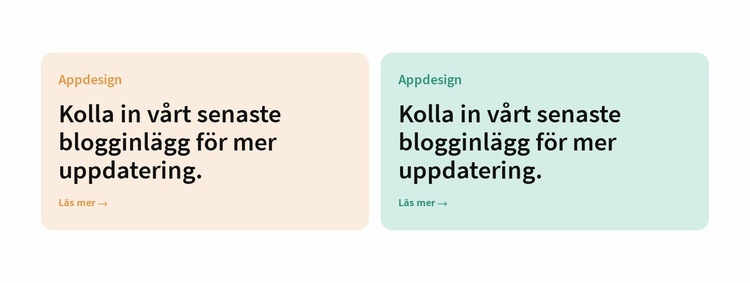 Två färgade kolumner HTML-mall