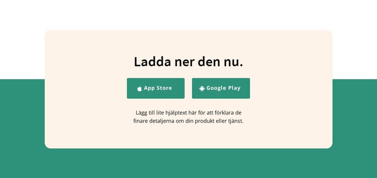 Ladda ner ansökan HTML-mall