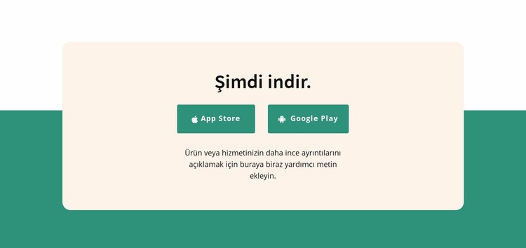 Uygulamayı indir HTML5 Şablonu