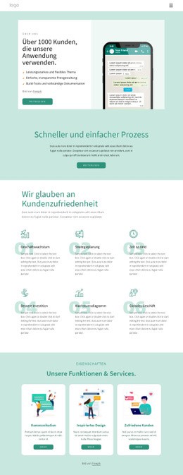 Mehr Als 1000 Kunden, Die Unsere Anwendung Verwenden Kostenlose Website