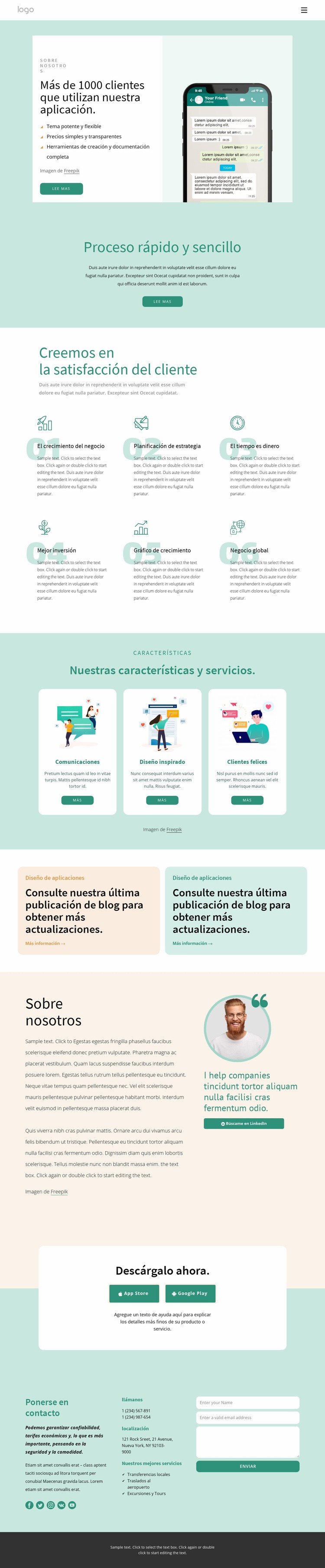 1000+ clientes que utilizan nuestra aplicación Diseño de páginas web