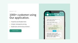 Our Application Free Template
