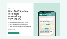 Unsere Bewerbung - Vollständig Responsive Vorlage