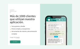 Nuestra Aplicacion - Mejor Diseño De Plantilla De Sitio Web