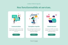 Conception De Site Web Premium Pour Nos Fonctionnalités Et Services