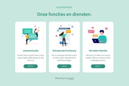 Onze Functies En Diensten