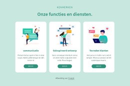 Onze Functies En Diensten