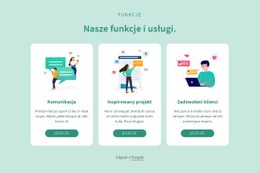 Bootstrap HTML Dla Nasze Funkcje I Usługi