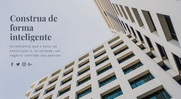 Arquitetura e construção Modelos HTML