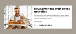 Boulangerie Traditionnelle - HTML Template Builder