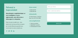 Lépjen Kapcsolatba A Blokkkal - Sablonok Webhelytervezés