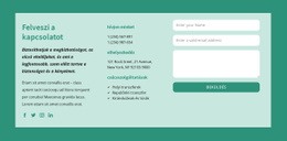 Lépjen Kapcsolatba A Blokkkal Webhely Létrehozása