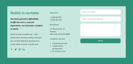 Mettiti In Contatto Con Il Blocco - Tema WordPress Gratuito