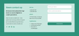 Neem Contact Op Blok - HTML Page Creator