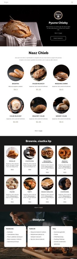 Pyszne Pieczywo - Create HTML Page Online