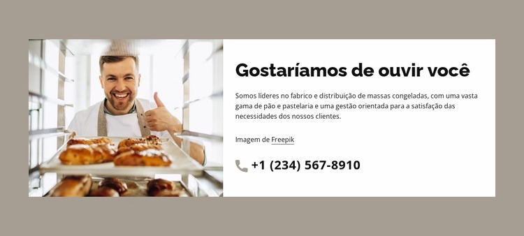 padaria tradicional Template Joomla