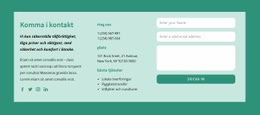 Bootstrap HTML För Hör Av Dig Till Blocket