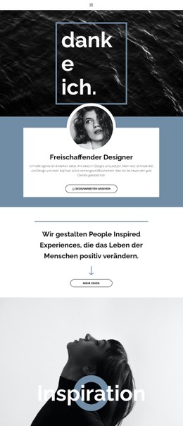 Freiberufliche Designer Designvorlage