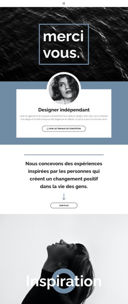 Designers Indépendants - Modèle HTML5 Réactif