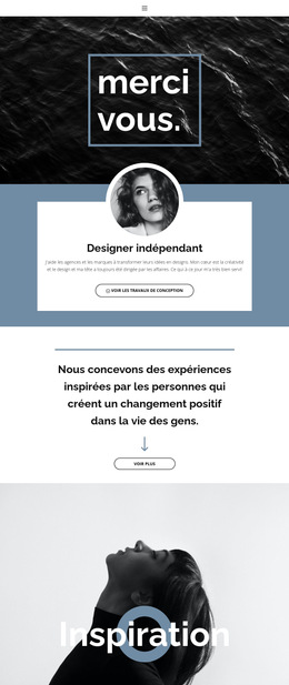 Designers Indépendants – Modèle De Création De Site Web