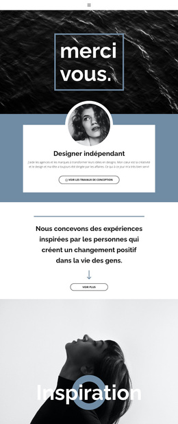 Designers Indépendants - Thème WordPress Simple