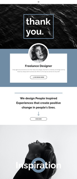 Freelance Designers - Simple HTML Template