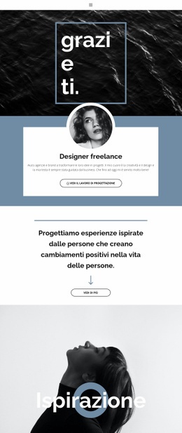 Modello Di Progettazione Gratuito Per Designer Freelance