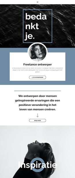 Freelance Ontwerpers - Sjabloon Voor Websitebouwer