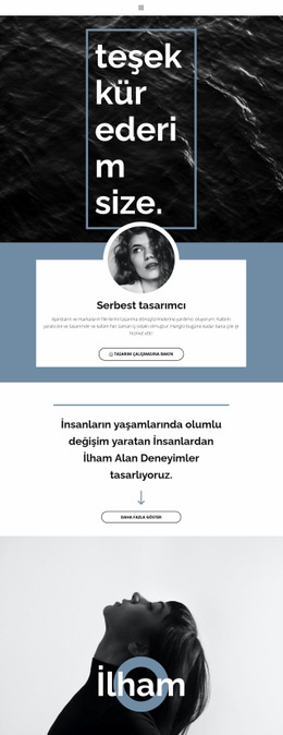 Serbest Tasarımcılar Için Duyarlı HTML5