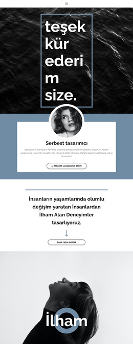 Serbest Tasarımcılar - Basit WordPress Teması