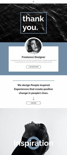 Freelance Designers - Website Builder Template