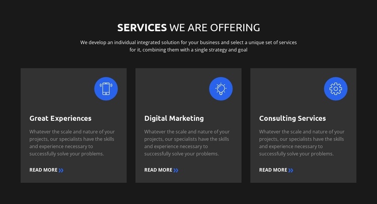 Our Mission & Value Landing Page