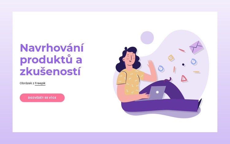 Navrhování produktů Šablona