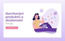 Navrhování Produktů – Šablona Prémiového Webu Pro Firmy