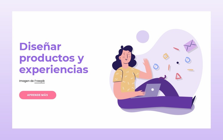 Diseñar productos Plantillas de creación de sitios web