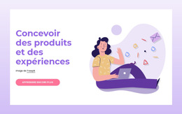 Concevoir Des Produits - Modèle De Site Web Professionnel Premium