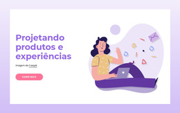 Projetando Produtos - Modelo De Site Comercial Premium