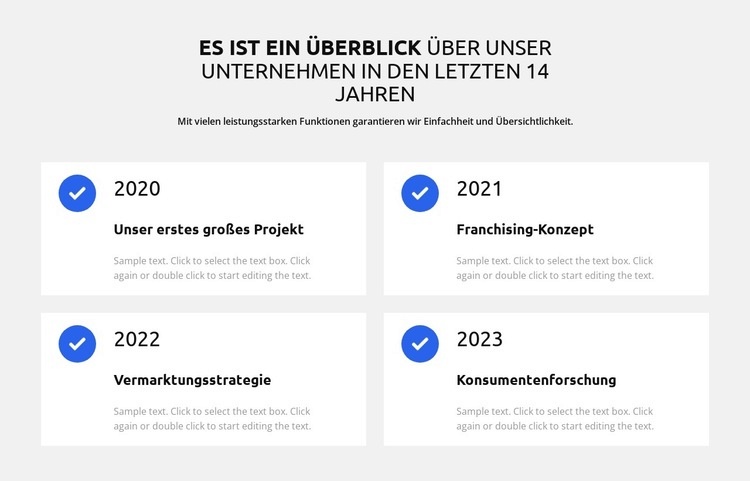 Wir liefern die beste Arbeit Landing Page