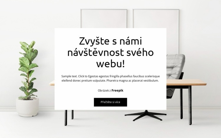 Pomáháme vašemu webu růst Šablona