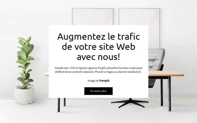 Nous aidons votre site à grandir Modèles de constructeur de sites Web