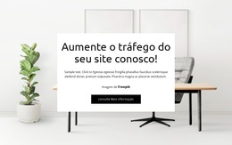 Layout Do Site Para Ajudamos O Seu Site A Crescer