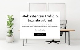 Sitenizin Büyümesine Yardımcı Oluyoruz - Profesyonel Tek Sayfalık Şablon