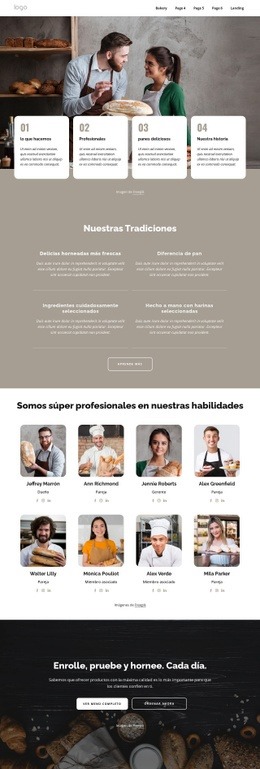 Somos Panaderos Profesionales - Diseño De Funcionalidad