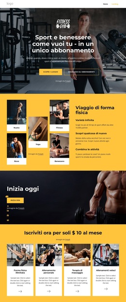 Palestra, Nuoto, Lezioni Di Fitness - Ispirazione Per Temi WordPress